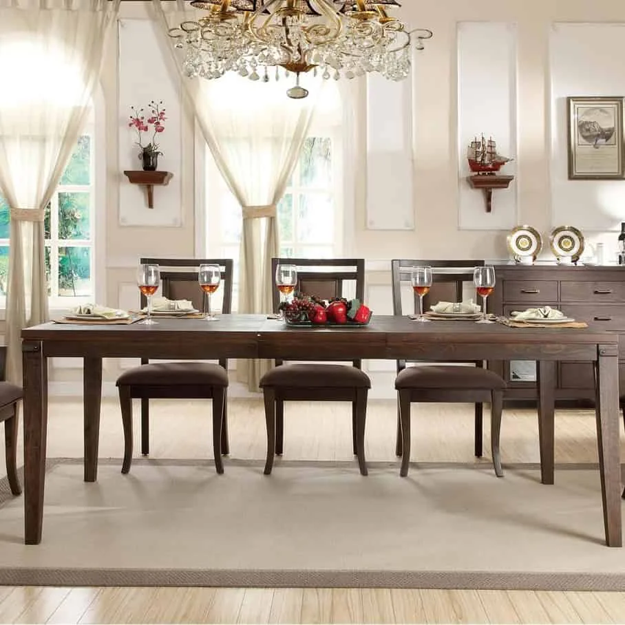 16 Fascinating Wooden Dining Table Designs 22 Awesome Dining Table Designs (5)