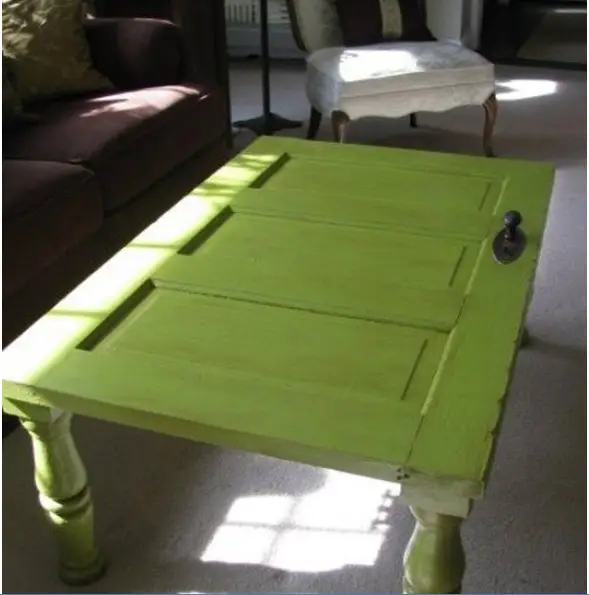 Coffee table from old door