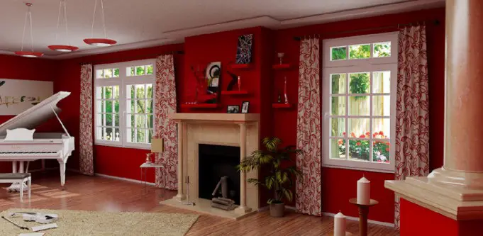 低天花板窗帘设计