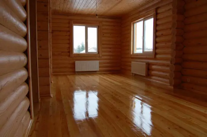 Interior and Exterior Finishing of Log House
