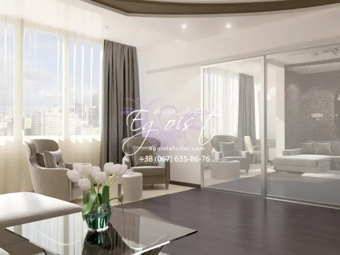 Minimalism in Apartment Interior Design for a Family