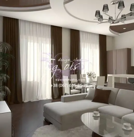 Design projects for four-room apartments