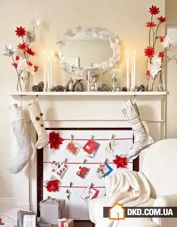 如何装饰装饰性壁炉：10个最佳创意，50个明亮示例