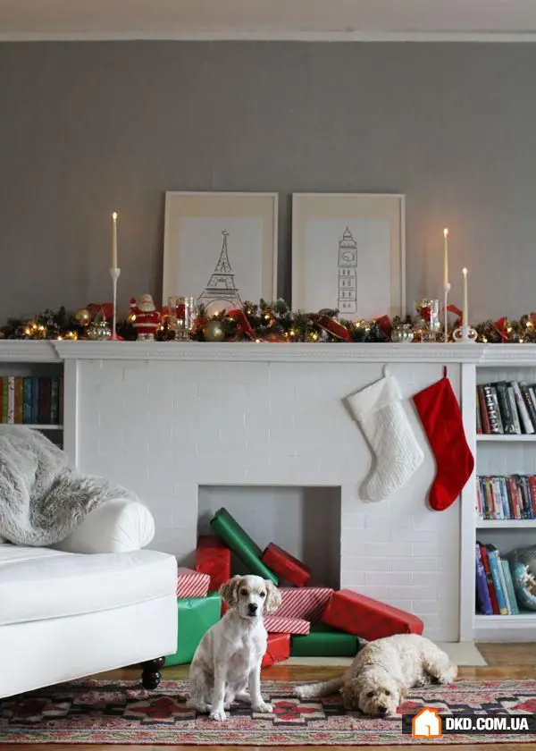 如何装饰装饰性壁炉：10个最佳创意，50个明亮示例