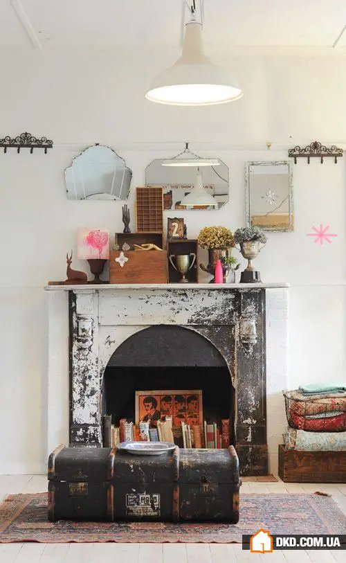 如何装饰装饰性壁炉：10个最佳创意，50个明亮示例