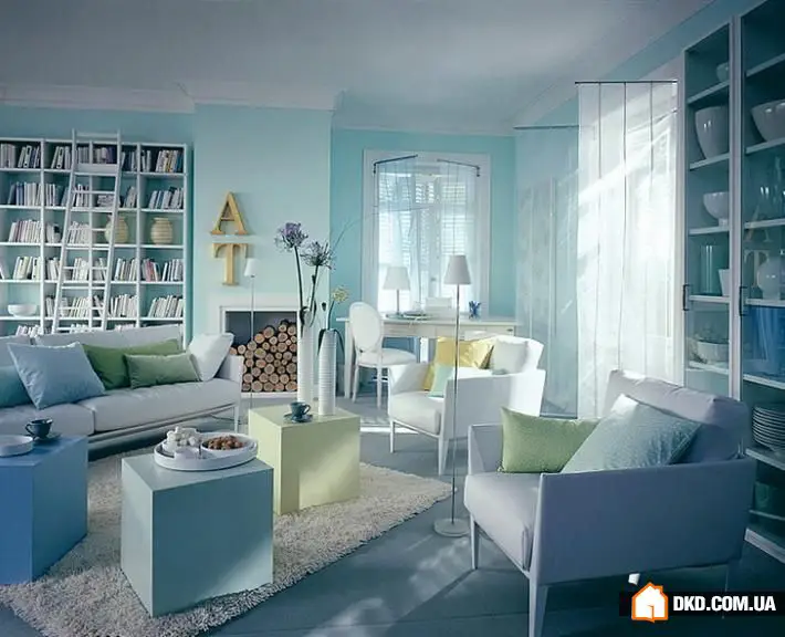 如何用单一颜色装饰室内空间:7个关键技巧,35个实例