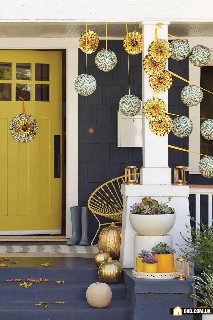 如何用花环装饰家居：6个创意，30个明亮示例