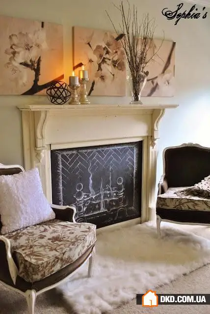 如何装饰装饰性壁炉：10个最佳创意，50个明亮示例