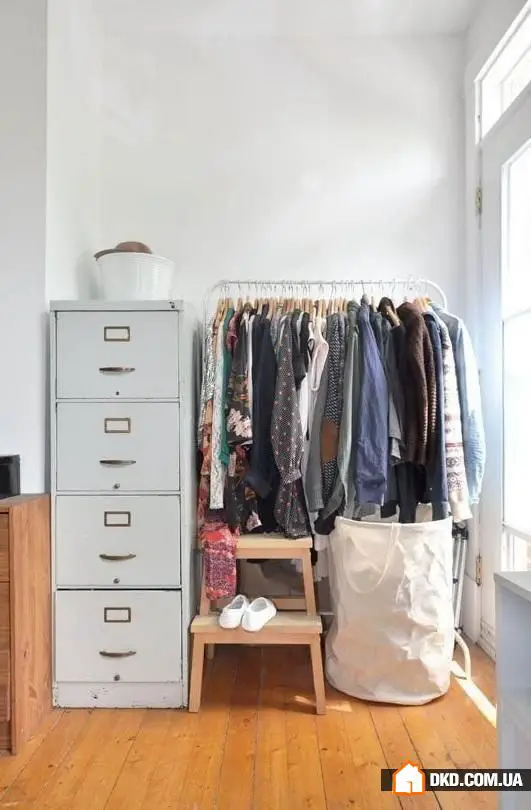 If There's No Room for a Wardrobe in the Bedroom: 5 Ideas for Clothing Storage