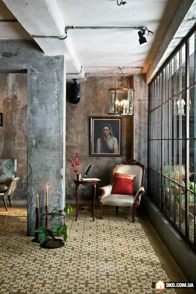 Бетонная стена в интерьере: 4 идеи, 20 лучших примеров