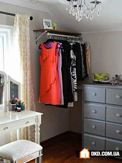 If There's No Room for a Wardrobe in the Bedroom: 5 Ideas for Clothing Storage