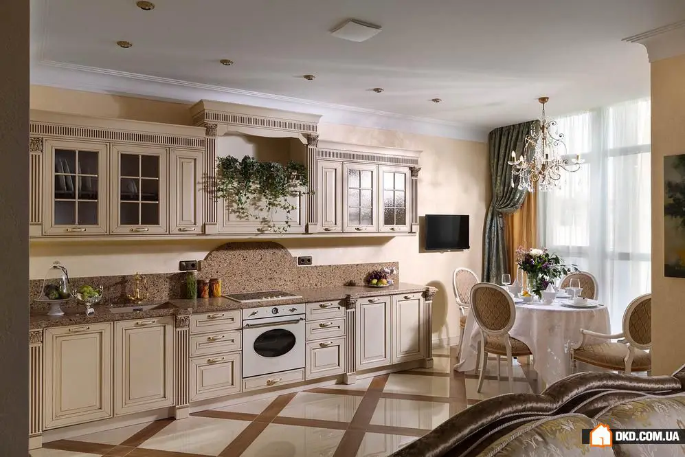 如何打造宽敞的客厅：来自基辅的真实案例