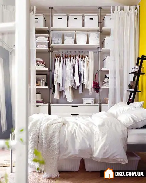 If There's No Room for a Wardrobe in the Bedroom: 5 Ideas for Clothing Storage