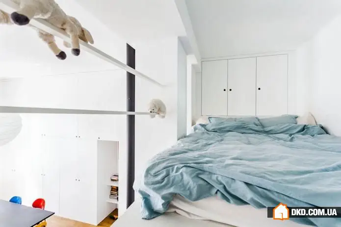 如何为高层 ceilings 的公寓布置家具：基辅实例