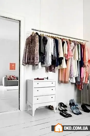If There's No Room for a Wardrobe in the Bedroom: 5 Ideas for Clothing Storage