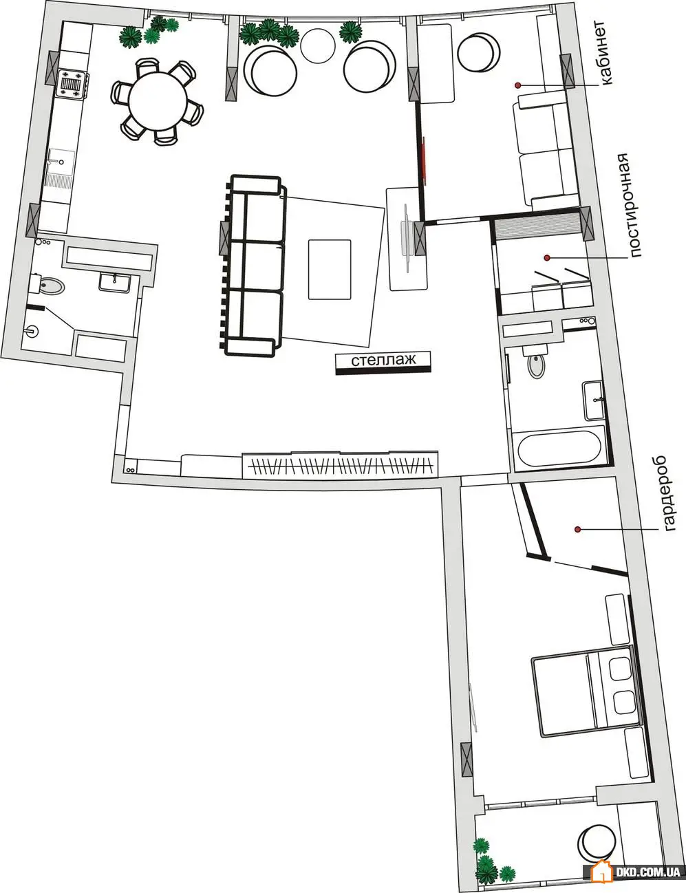混凝土舒适感:现代风格工作室项目