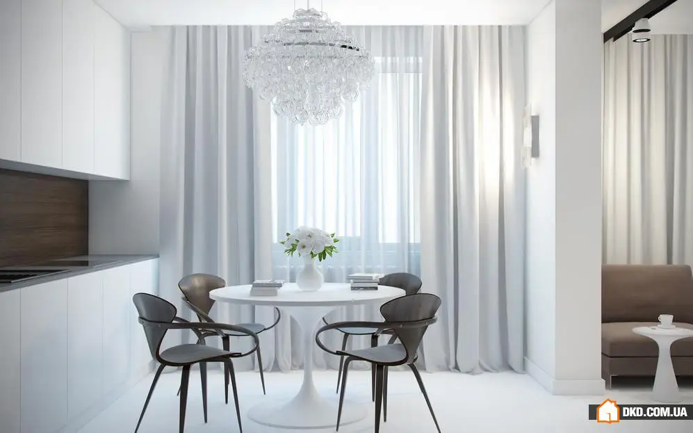 50种灰色调：现代风格厨房餐厅