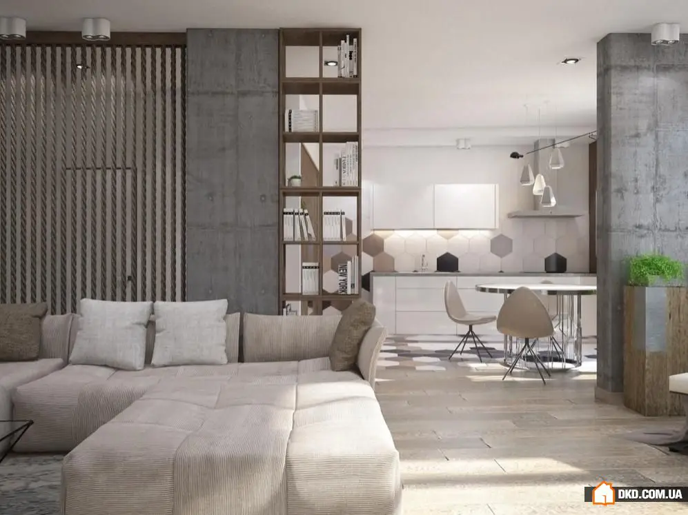 混凝土舒适感:现代风格工作室项目