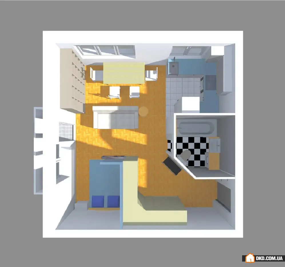 3个有趣的创意,重新设计板式房屋中的单间公寓