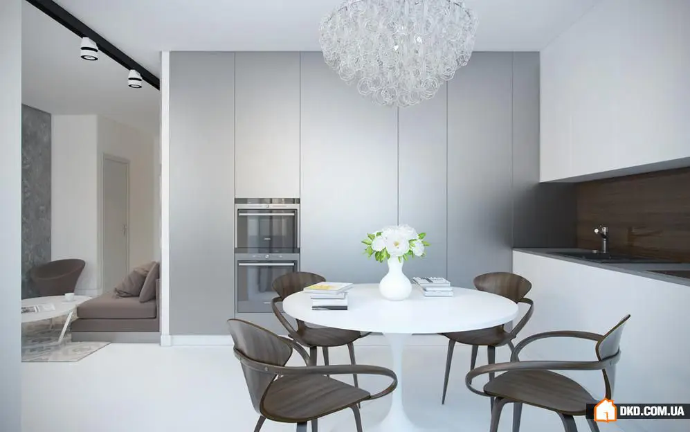 50种灰色调：现代风格厨房餐厅