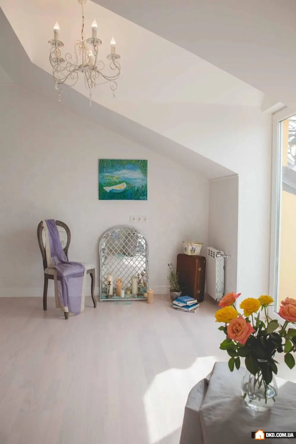 Романтика в быту: прованс в киевской мансарде