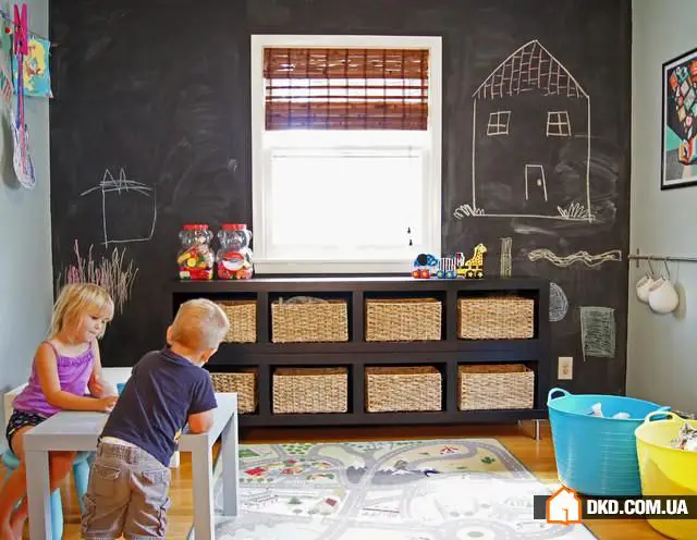 如何聪明地整理孩子的房间:4个实用想法