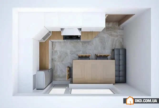 厨房布局合集：如何在小厨房中摆放家具