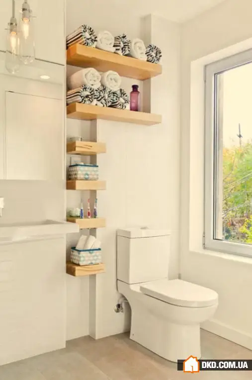 浴室紧凑储物的15个妙招