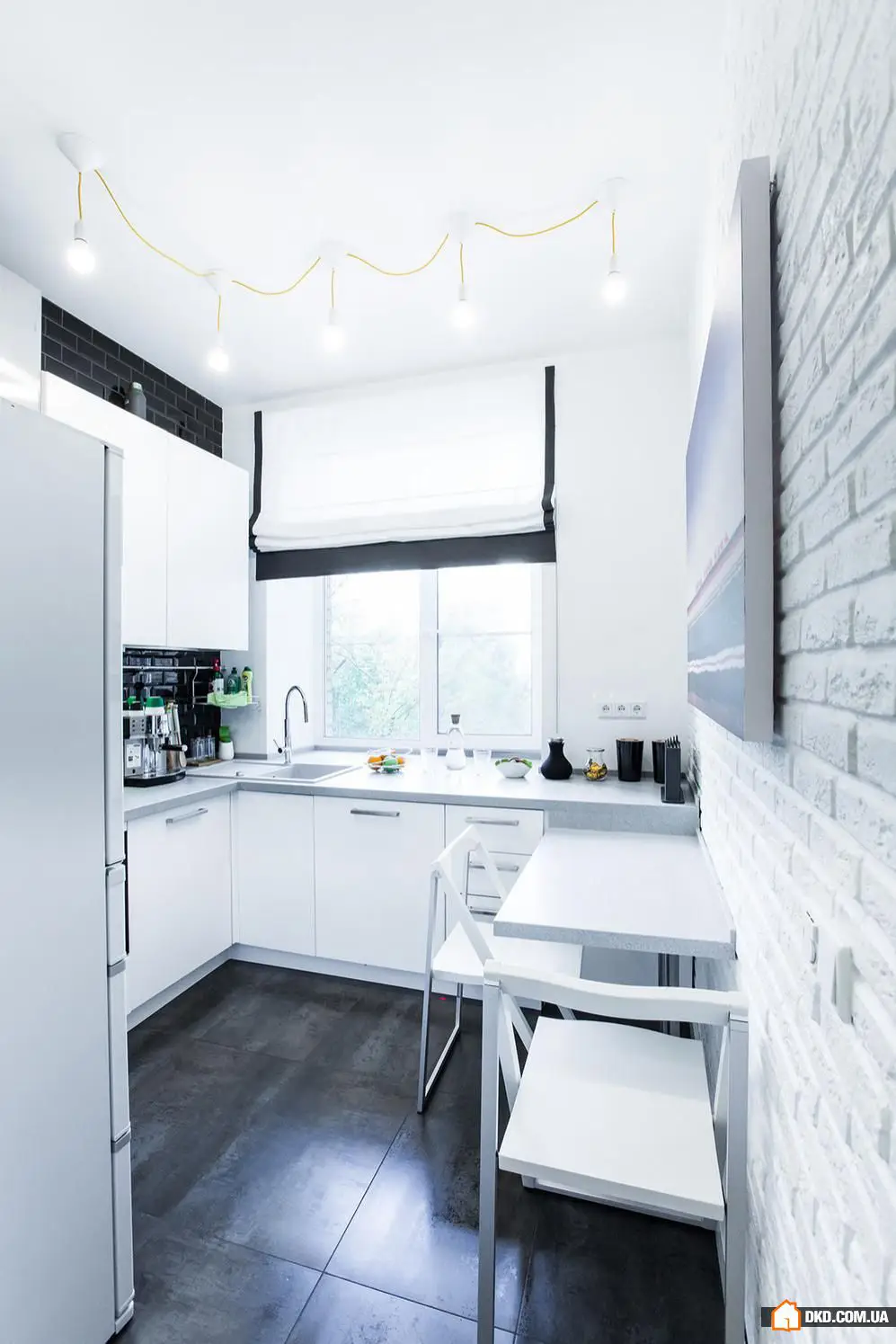 北欧迷你厨房:7平方米白色厨房