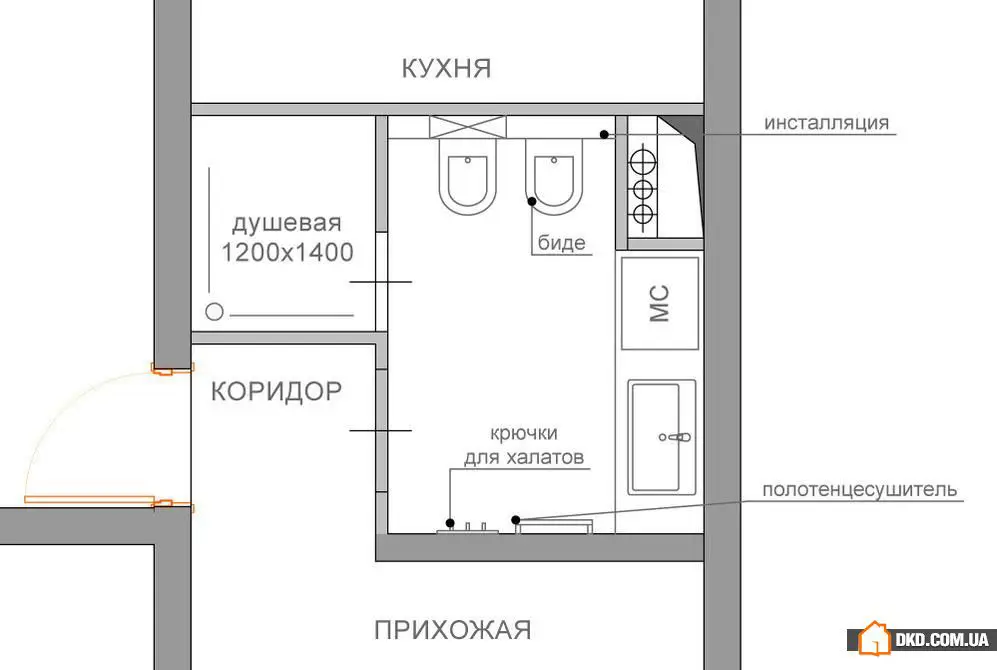 每周搬迁：小卫生间5种布局选择