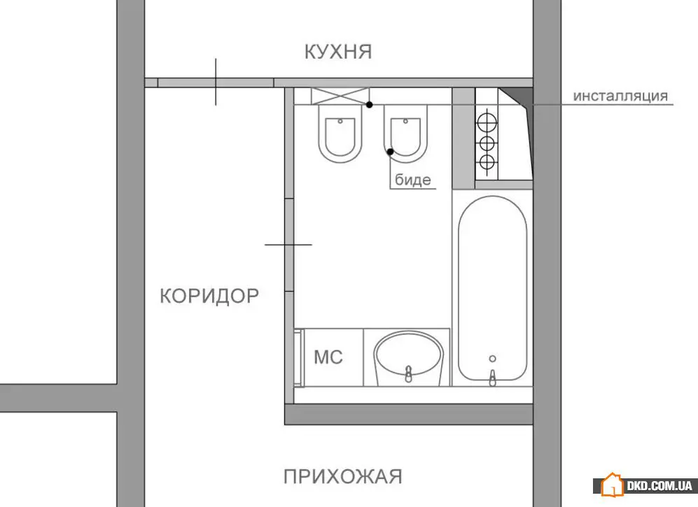 每周搬迁：小卫生间5种布局选择