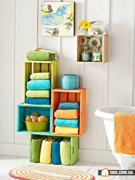 浴室紧凑储物的15个妙招