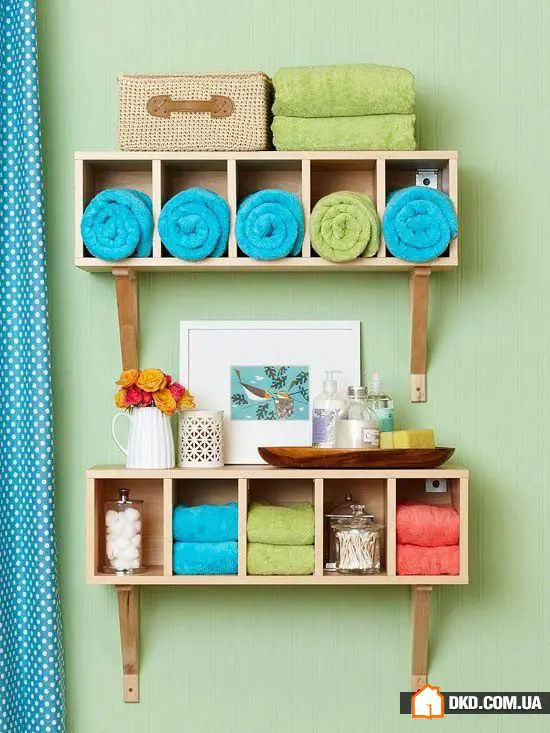 浴室紧凑储物的15个妙招