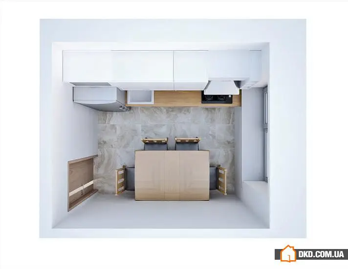 厨房布局合集：如何在小厨房中摆放家具