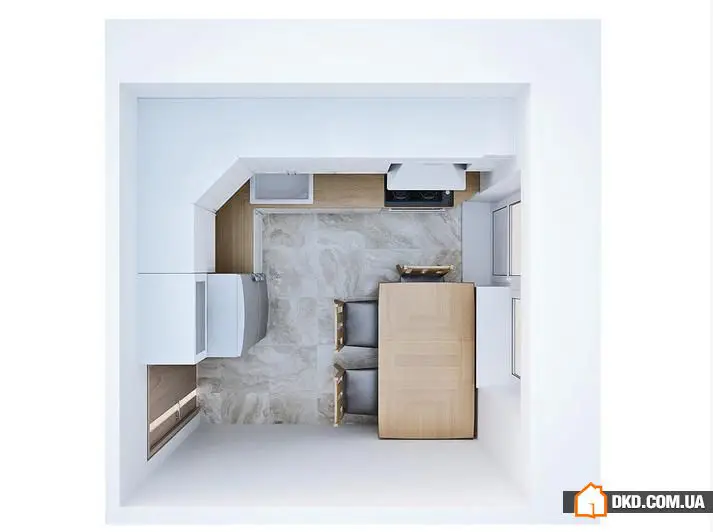 厨房布局合集：如何在小厨房中摆放家具