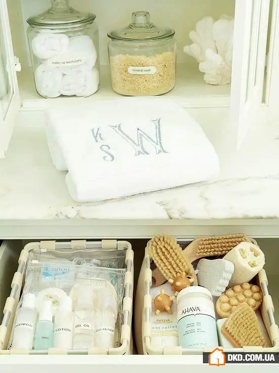浴室紧凑储物的15个妙招