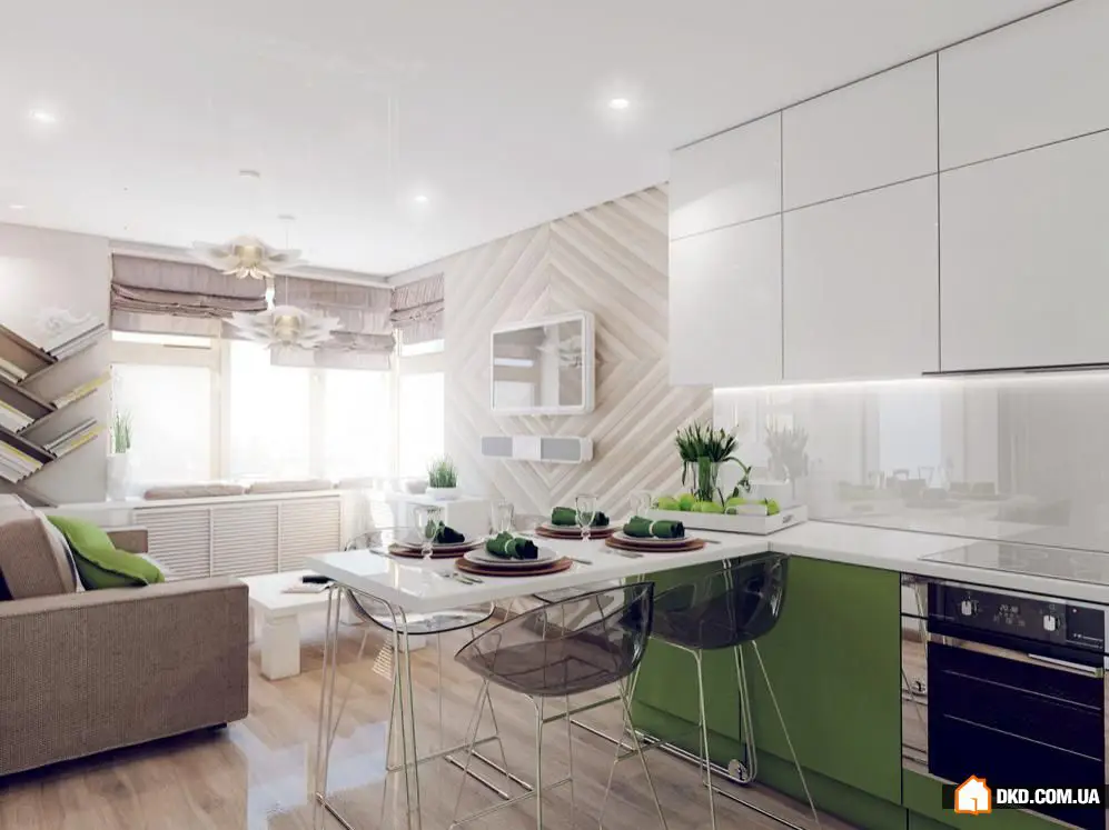 如何为三人家庭设计42平方米公寓:克拉斯诺戈尔斯克项目