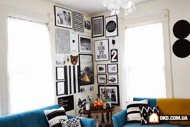 如何装饰房间的空角落:5个想法,25个示例