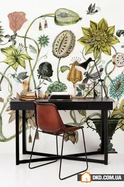 如何在室内设计中使用照片壁纸：6个技巧，30个实例