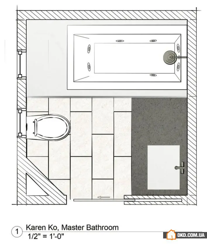 浴室整体空间展示图