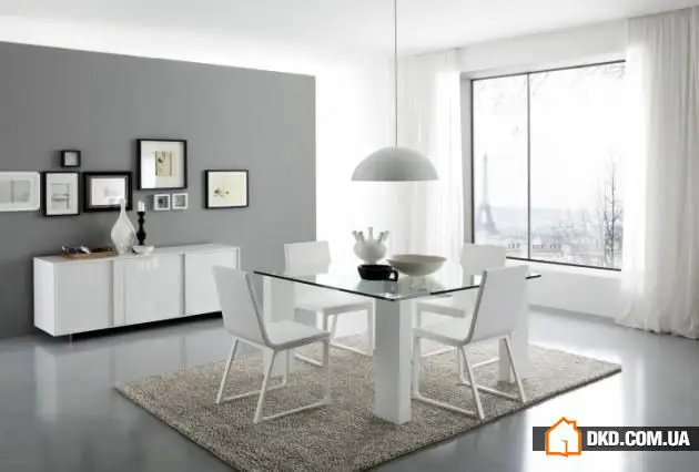 玻璃餐桌搭配建议