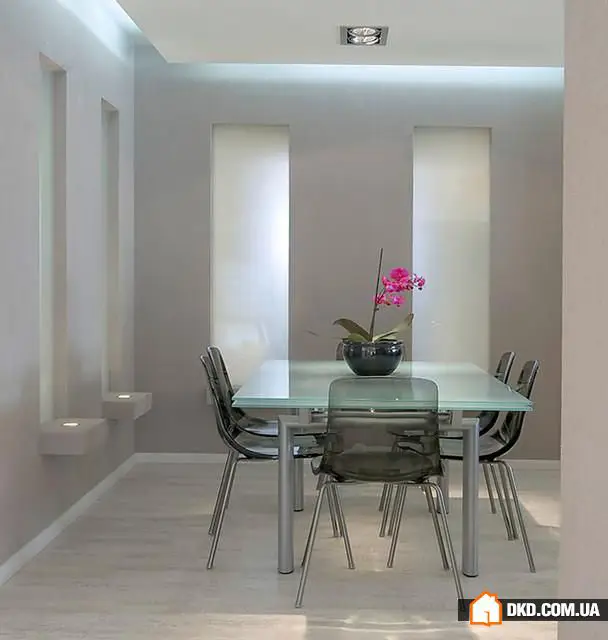 玻璃餐桌搭配效果图