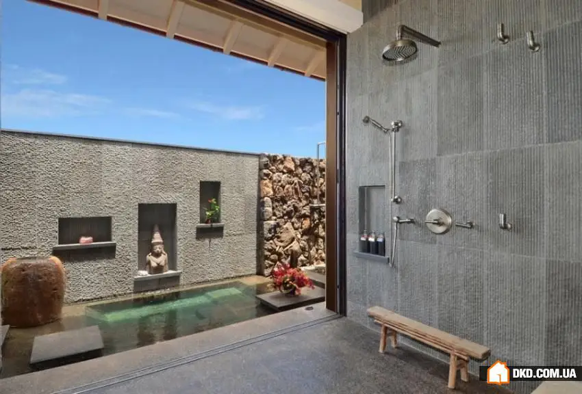 как создать ванную в японском стиле