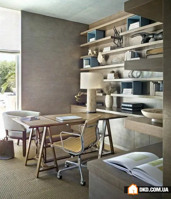 地中海风格家庭办公室设计1