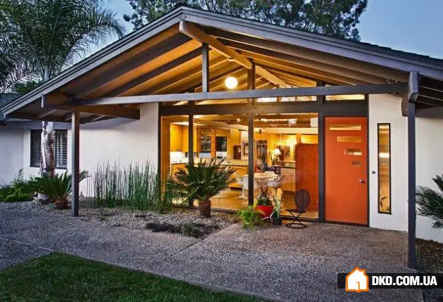 中世纪现代前门设计10