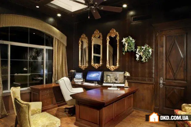 地中海风格家庭办公室设计14