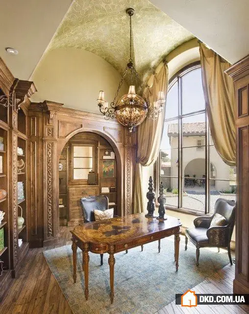 地中海风格家庭办公室设计6