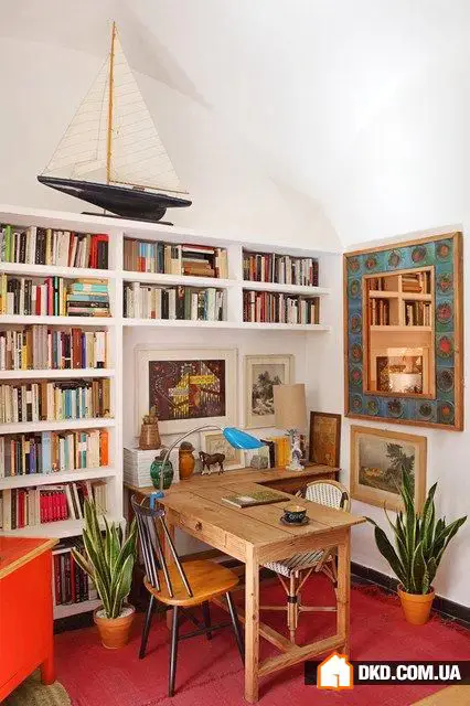地中海风格家庭办公室设计4