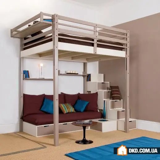 如何在公寓工作室中布置睡眠区:7种最佳解决方案