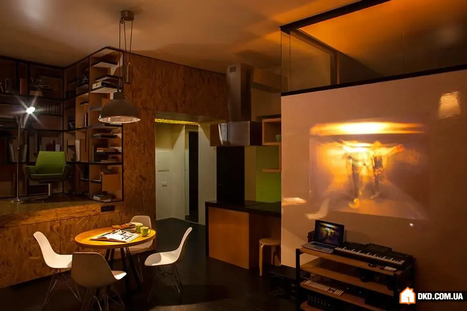 基辅两居室公寓的不寻常装修